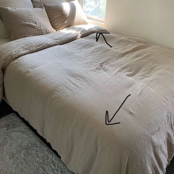 Linen Duvet cover + 2 pillowcases - Picture 9 of 12